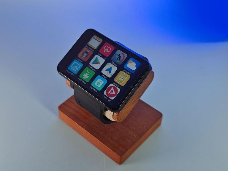 Розумний годинник Silvergear XL. З надзвичайно Великим сенсорним екраном 2,4-дюйма, 32 ГБ, розумний годинник з пульсометром, для Код:null. Изображение 5