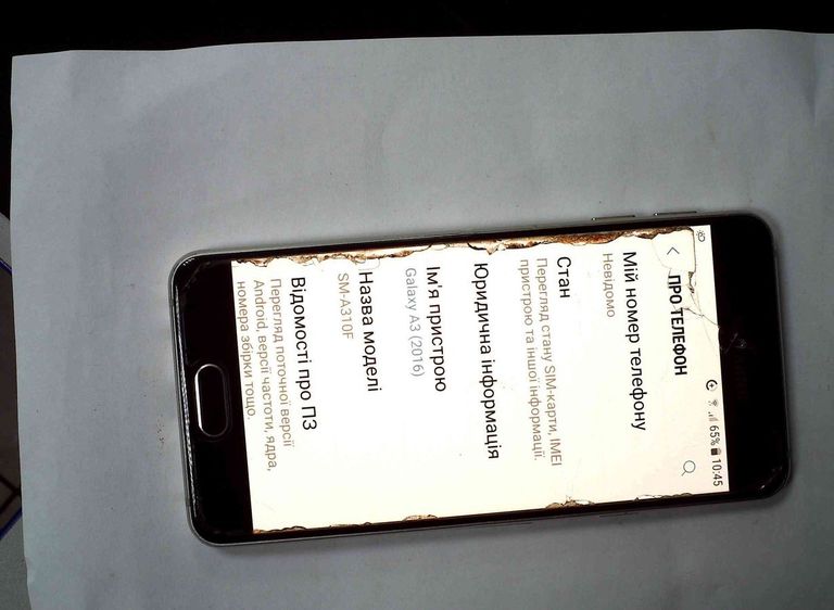 Объявление Samsung a310f galaxy a3 Б/У