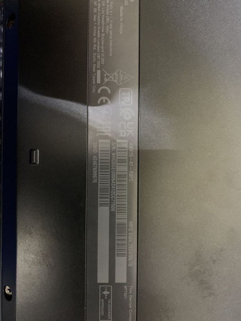 Acer 15/ryzen 5 7535hs ddr5/16gb ddr5/hdd *відсутній/ssd 512 gb/geforce rtx4050 6gb Код:01-200847995. Зображення 6