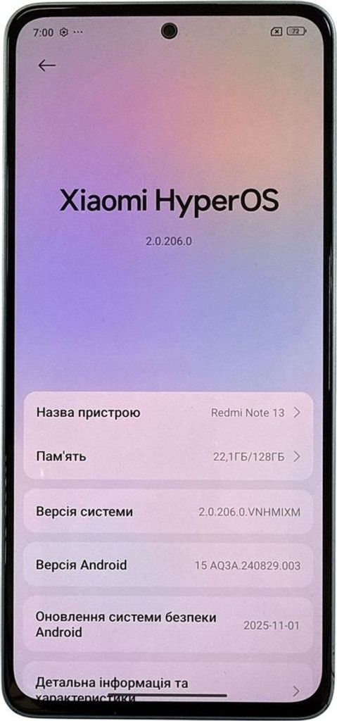 Объявление Xiaomi redmi note 13 4g 6/128gb Б/У
