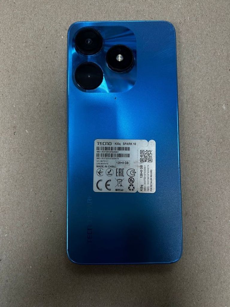 Оголошення Tecno spark 10 ki5q 8/128gb Б/У