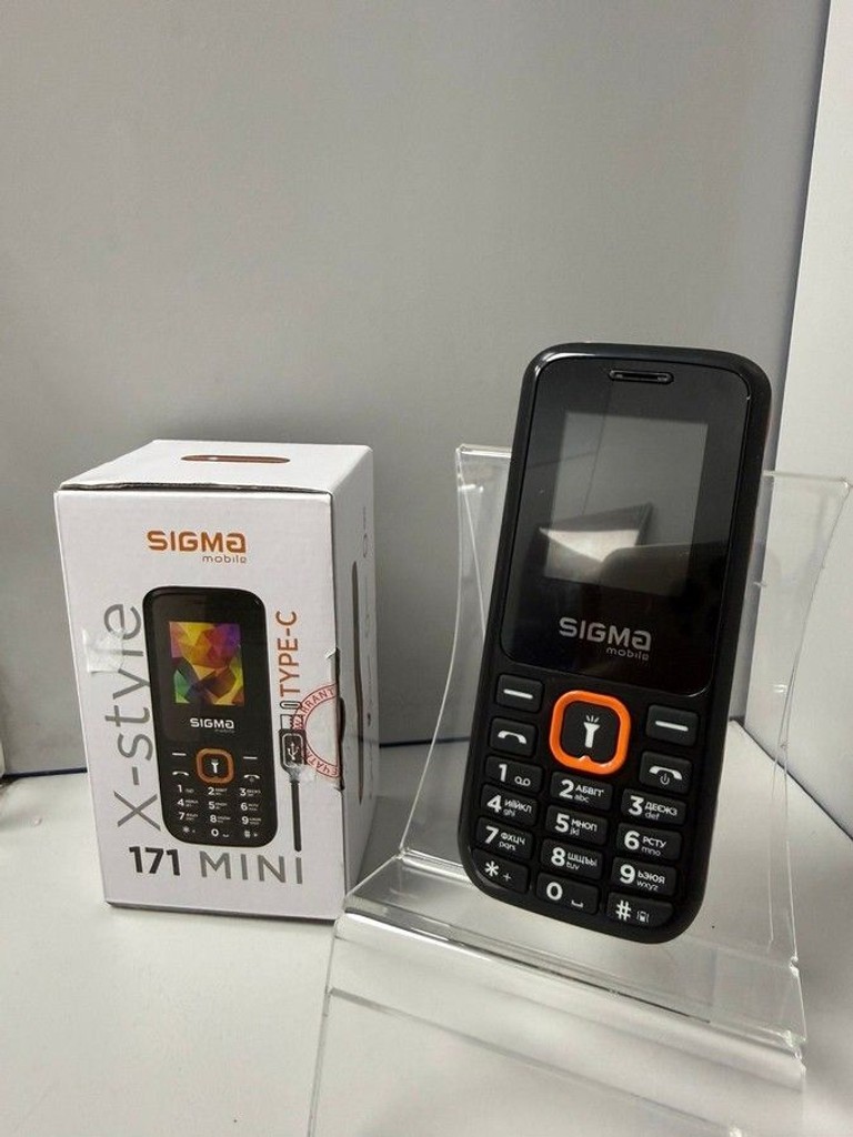 Оголошення Sigma mobile X-style 171 MINI Black-orange Б/У
