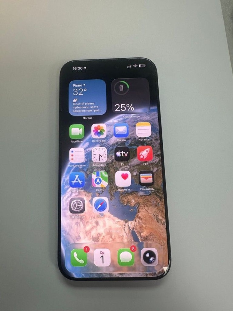 Оголошення Apple iPhone 16 Pro Max 512GB eSIM White Titanium (MYW83) Б/У