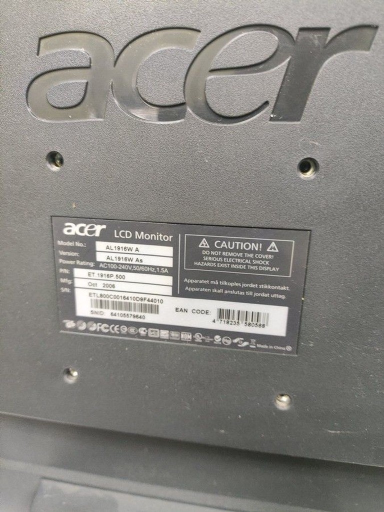 Купити Acer al 1916 Б/У
