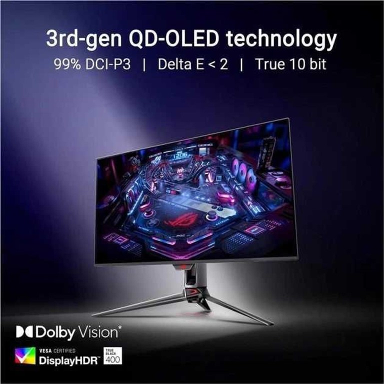 ASUS ROG Swift PG32UCDM/32"/QD-OLED/4K/240Hz/Adaptive Sync/Black (90LM09T0-B01370) Код:null. Зображення 11
