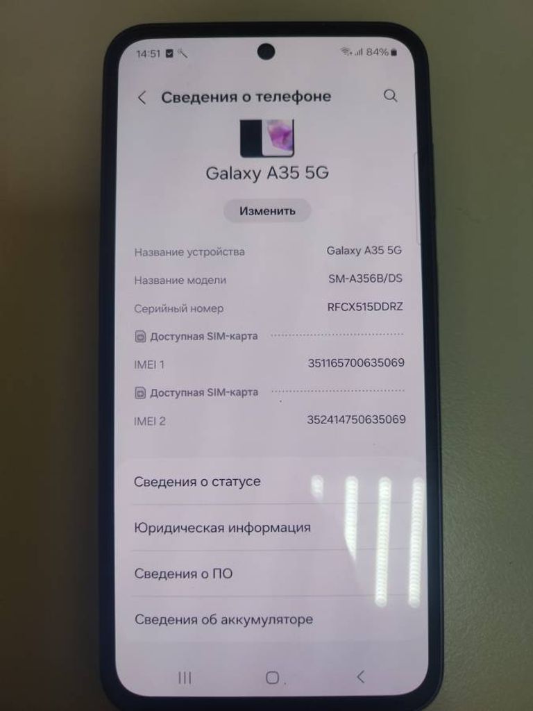 Samsung galaxy a35 5g 6/128gb