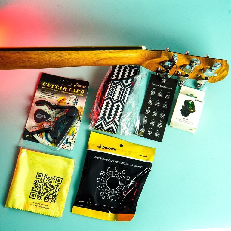 Акустична гітара Donner DAL-110D: Компактність, якість та стиль у кожному акорді. НОВА! Код:null. Зображення 4