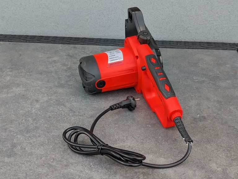 Пила ланцюгова електромережева Chain Saw 7018.  220 В 2 кВт, шина 16"/40см, 56 звеників. Нова.  Код:null. Изображение 4