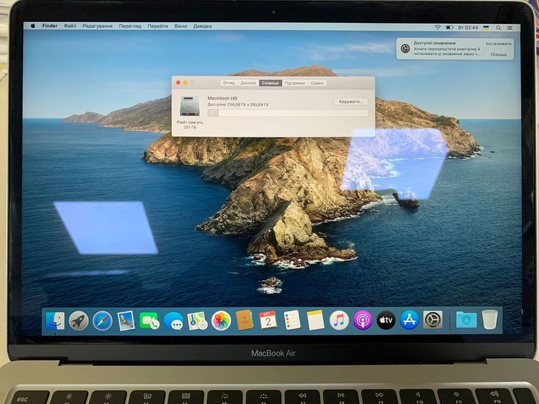 Apple macbook air 13" 2020 a2179 core i3 1,1ghz/ram8gb/ssd256gb/intel iris plus graphics Код:01-200609634. Изображение 5
