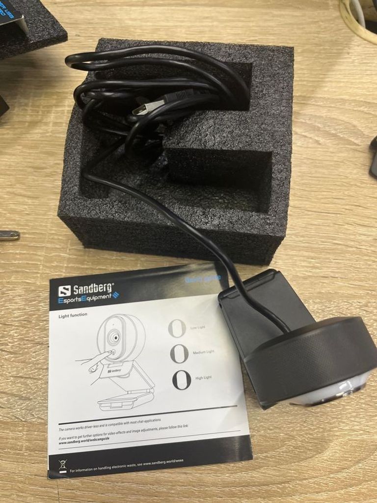 Дешиво Sandberg streamer webcam pro с ломбарда