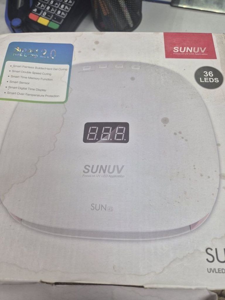 Дешево LED UV лампа для манікюру SUNUV SUN 4S 48W. Нова. з ломбарду