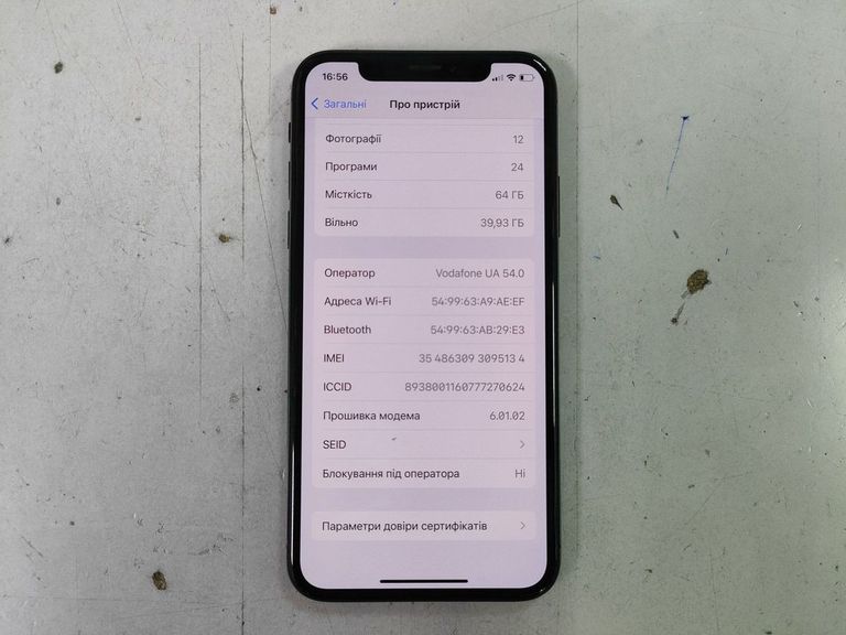 Apple iphone x 64gb Код:01-200899625. Зображення 6