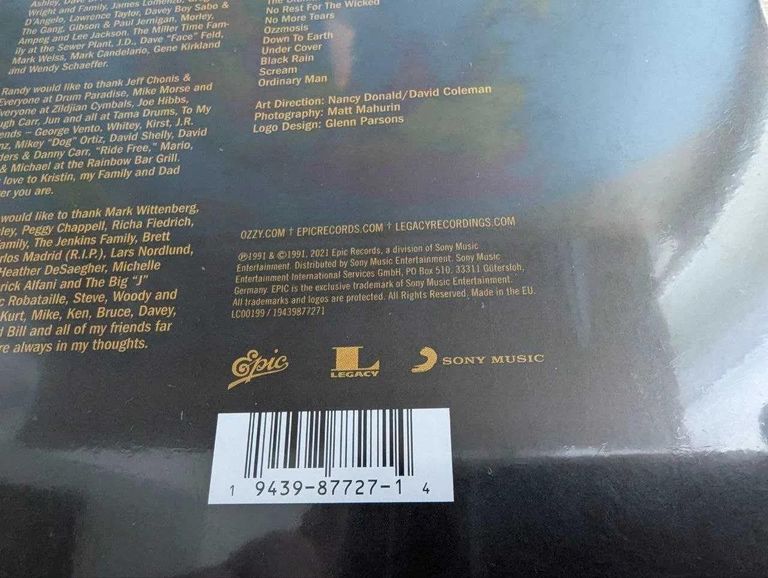 Дешиво Ozzy Osbourne - No More Tears (2 LP) с ломбарда