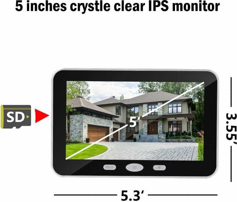 та портативним монітором, з нічним баченням та активним розпізнаванням людини, живлення від батареї, б Код:null. Изображение 12