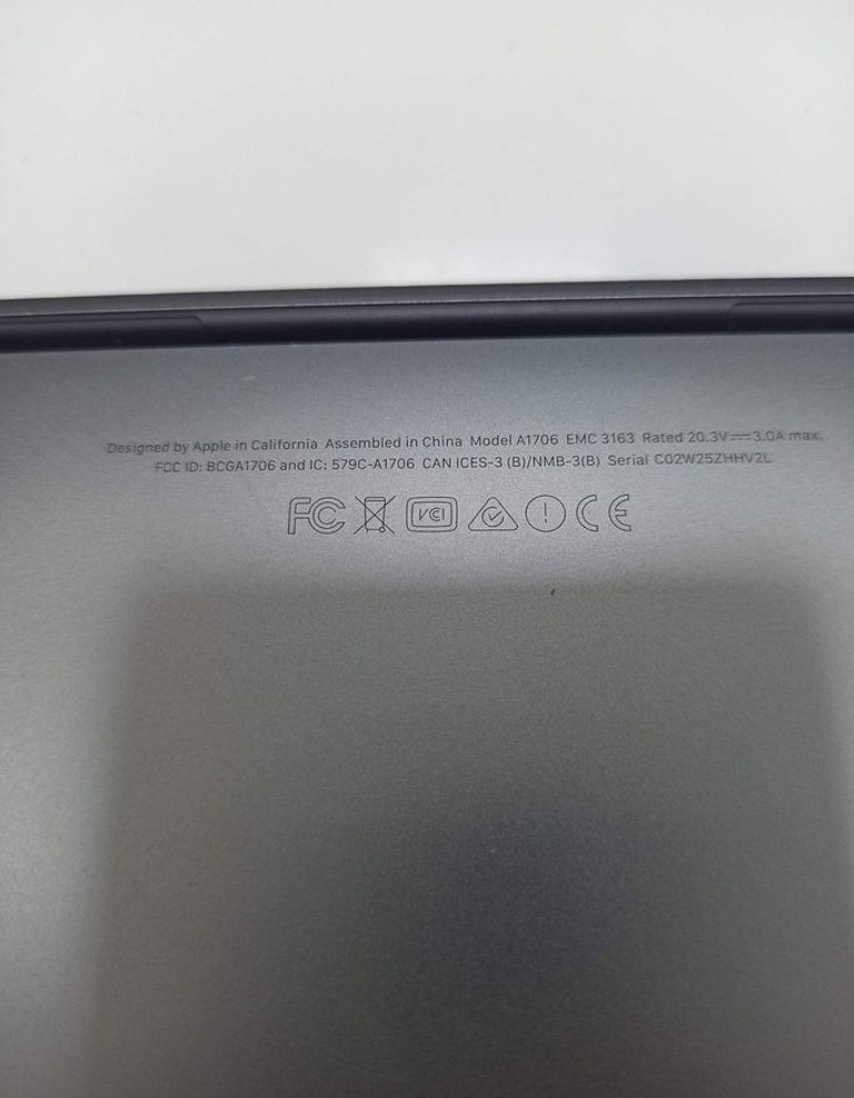 Apple a1706 macbook pro 13,3" core i5 3.1ghz /ram 8gb /ssd 256/ gpu intel iris plus 650 1536mb Код:01-200926556. Зображення 5