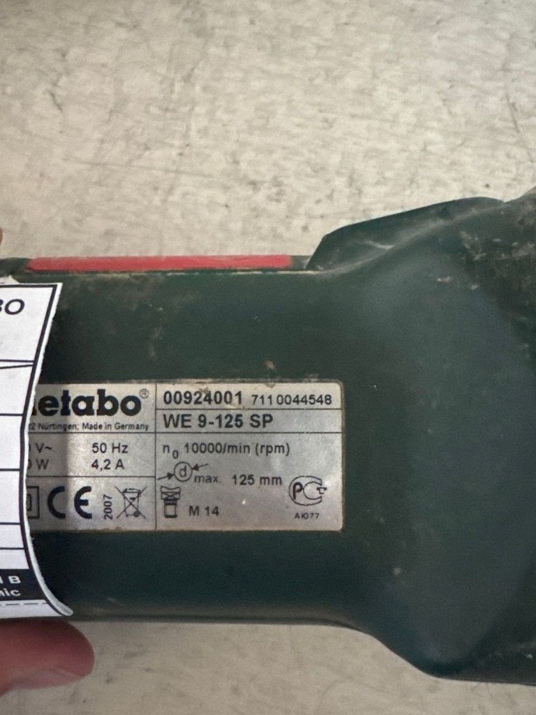 Розпродаж Metabo WE 9-125 Quick, продавець Техноскарб