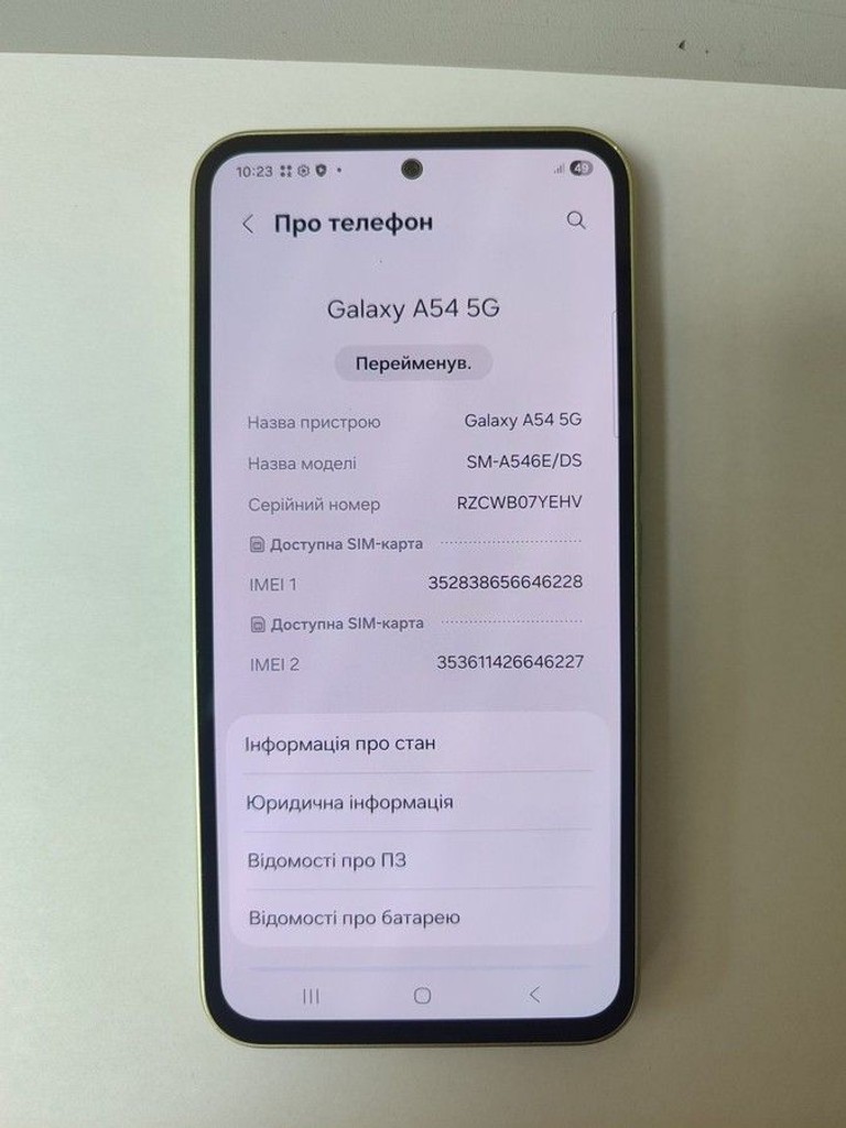 Дешево Samsung galaxy a54 5g a546e 8/256gb з ломбарду