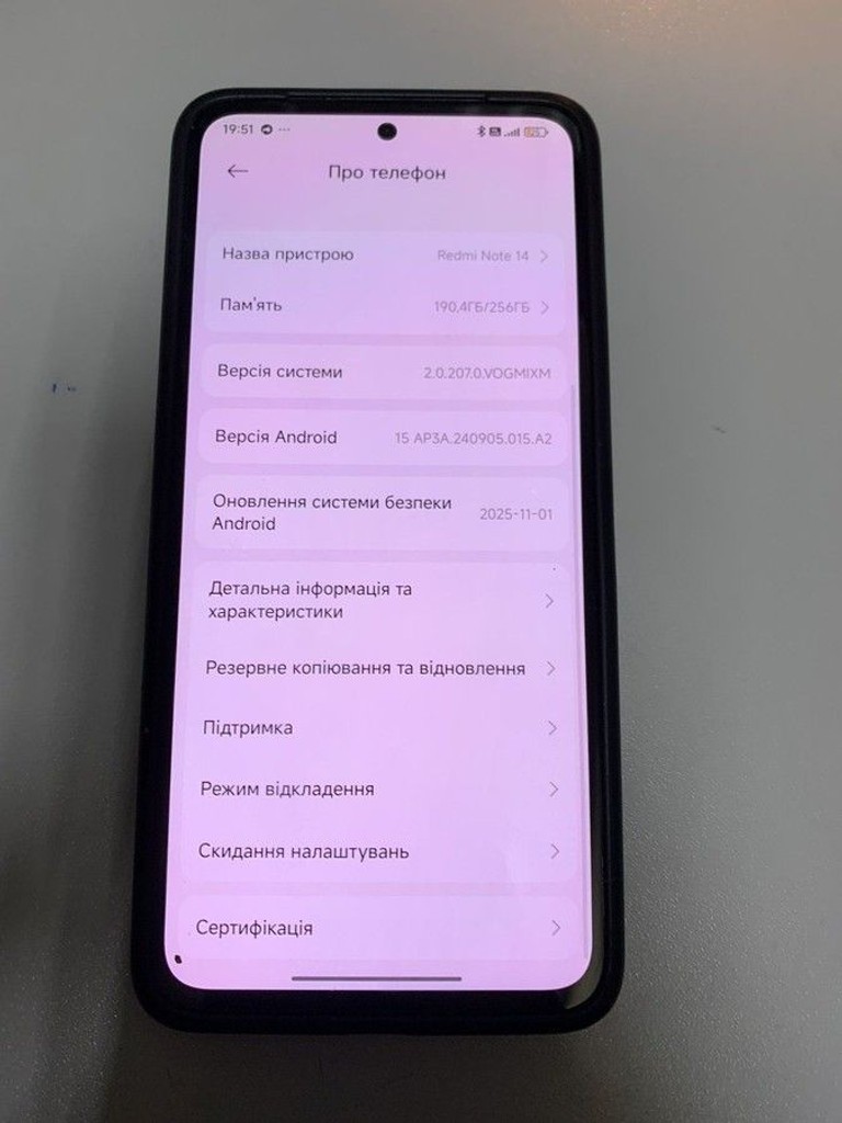 Оголошення Xiaomi redmi note 14 8/256gb Б/У