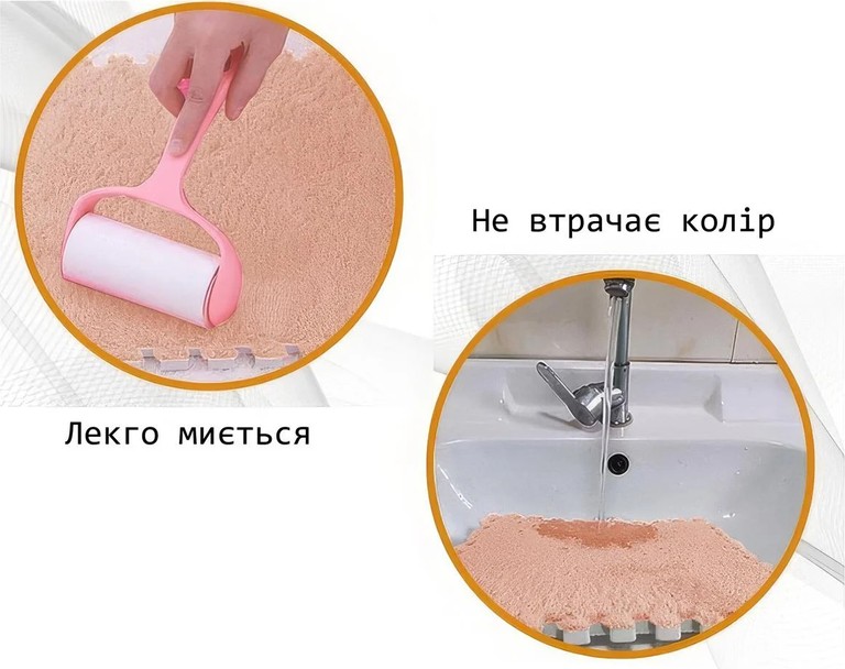 10 пазлів 30х30х1.5 см бежевий Код:null. Изображение 4