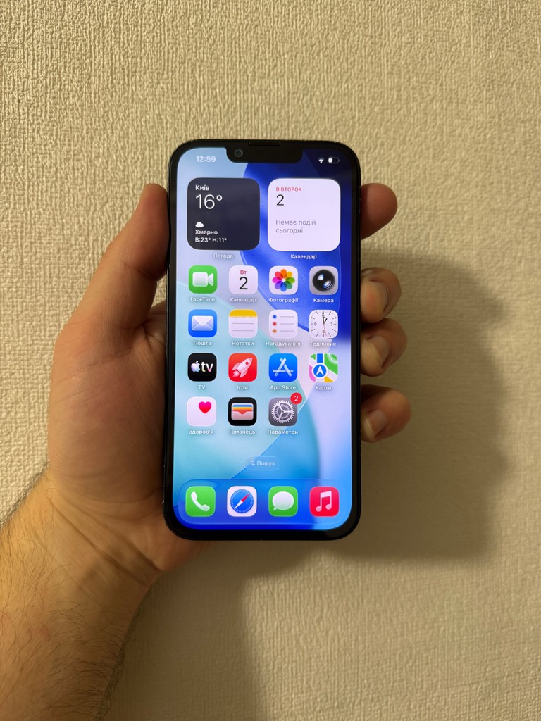 Купити Apple iPhone 14 128GB eSIM Midnight (MPUA3) Б/У