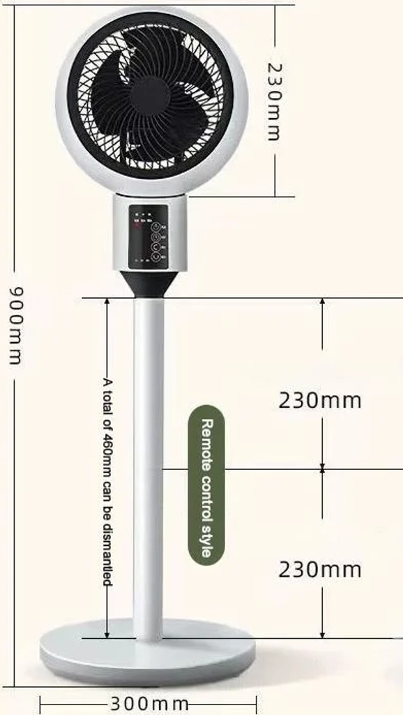 Fan з пультом та LED-дисплеєм Код:null. Зображення 8