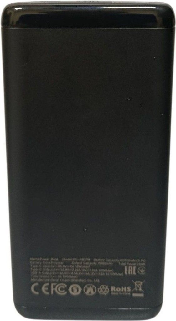 Оголошення Xo PB309 20000mAh 22.5W Black Б/У