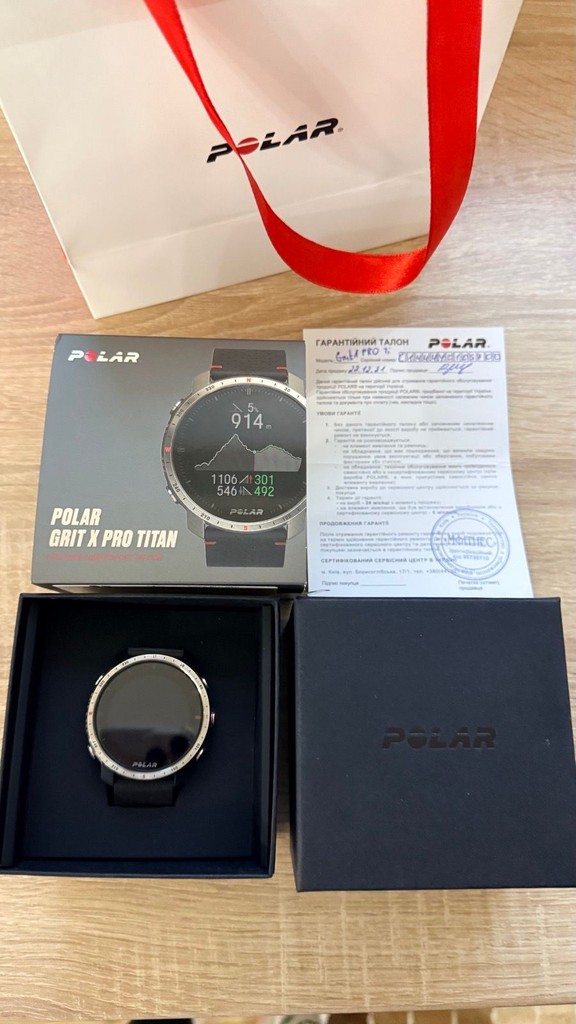 Купити Polar Grit X Pro Titan Perforated Leather Strap (90085777) Б/У