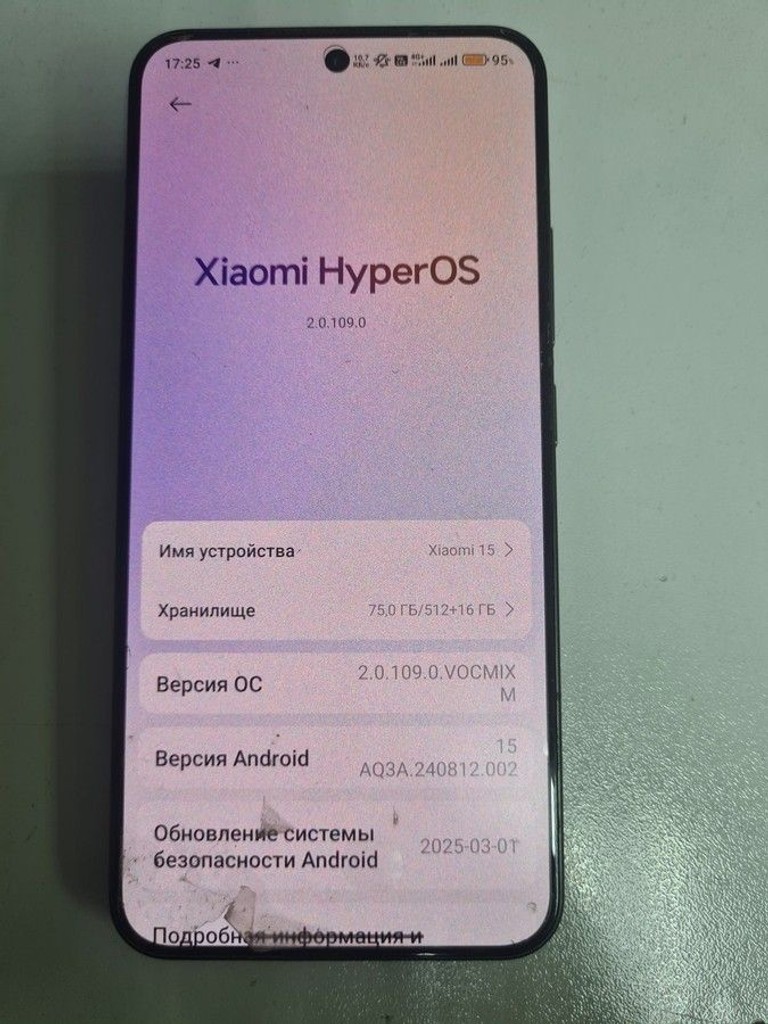 Оголошення Xiaomi 15 12/512gb Б/У