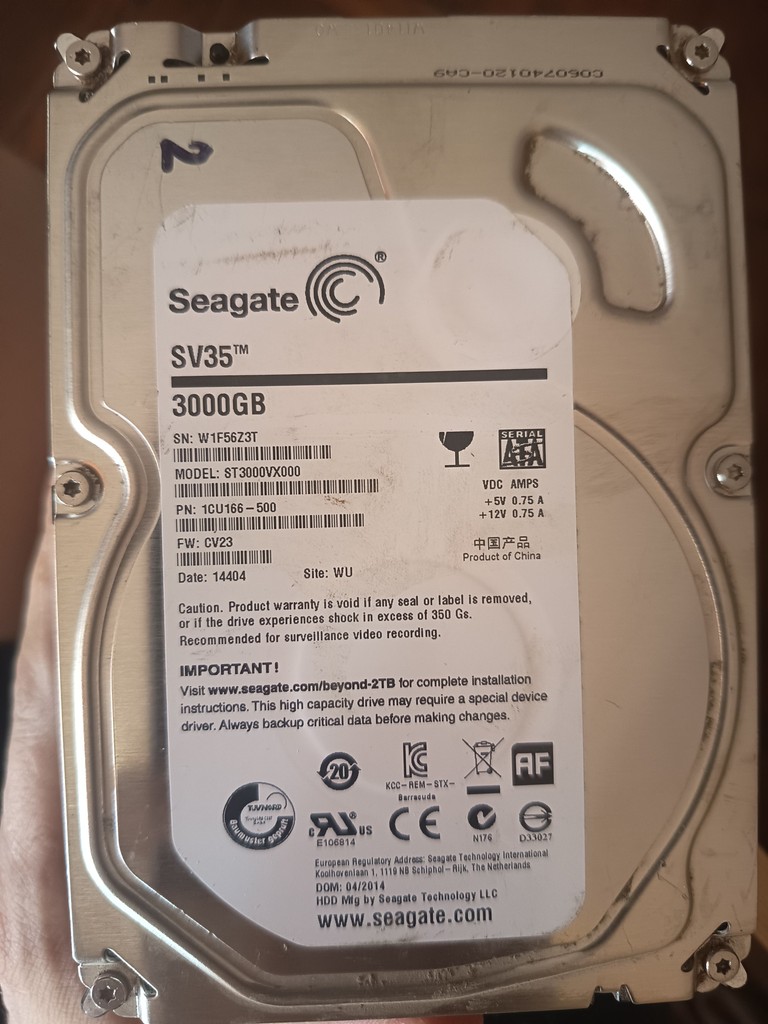 Купити Seagate St3000vx000 Б/У