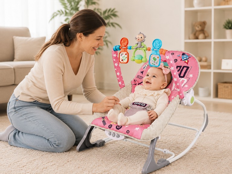 Оголошення Kid Рожева / дитячі музичні / Колиска для малюків Б/У