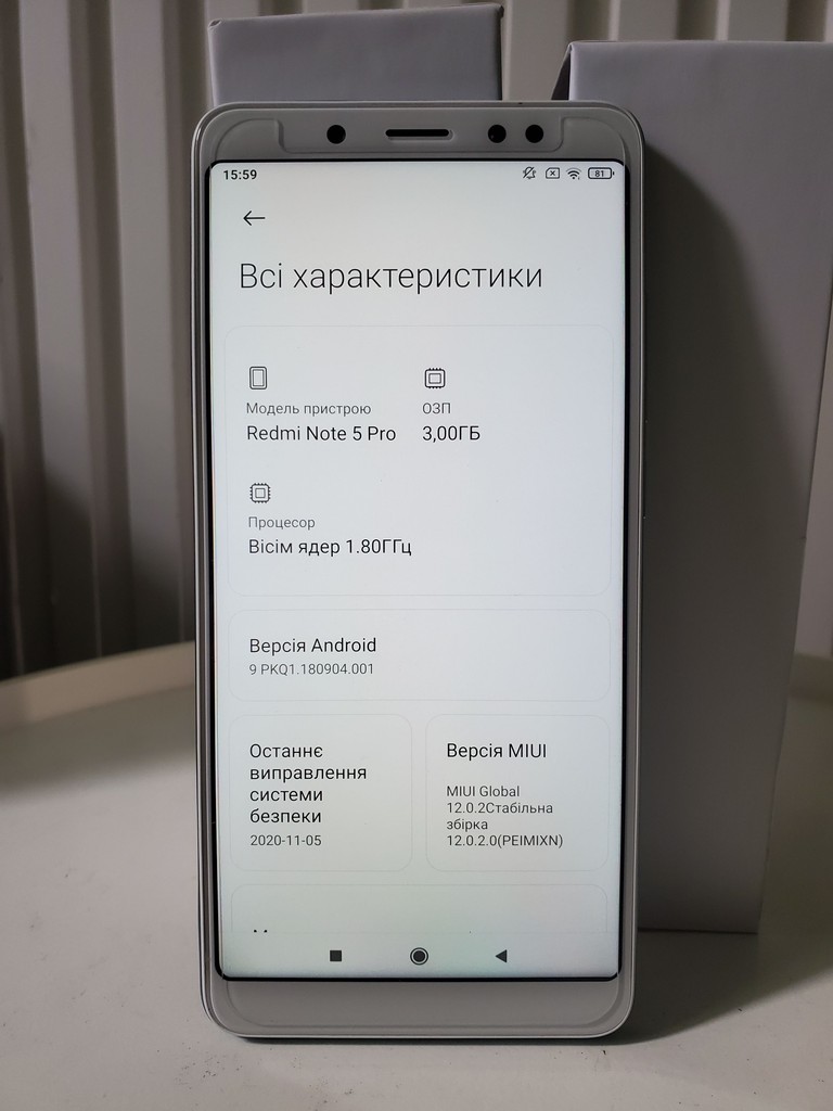 Xiaomi Redmi Note 5 Pro blue Ідеал Код:null. Зображення 4
