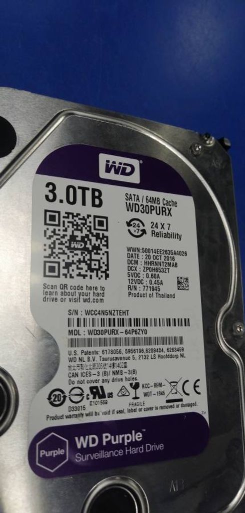 Оголошення Wd Purple WD30PURX Б/У