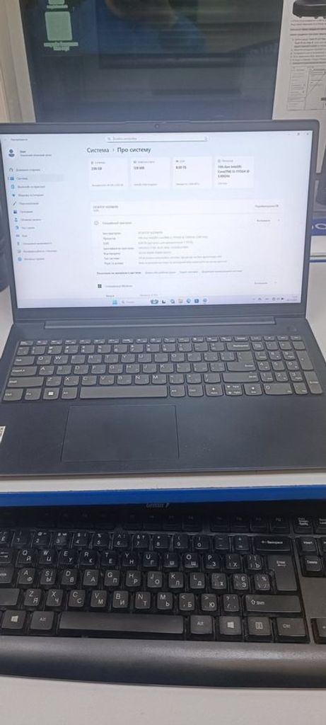 Дешево Lenovo 15/core i3-1115g4 ddr4/8gb ddr4/hdd *відсутній/ssd 256 gb/*інтегрована з ломбарду