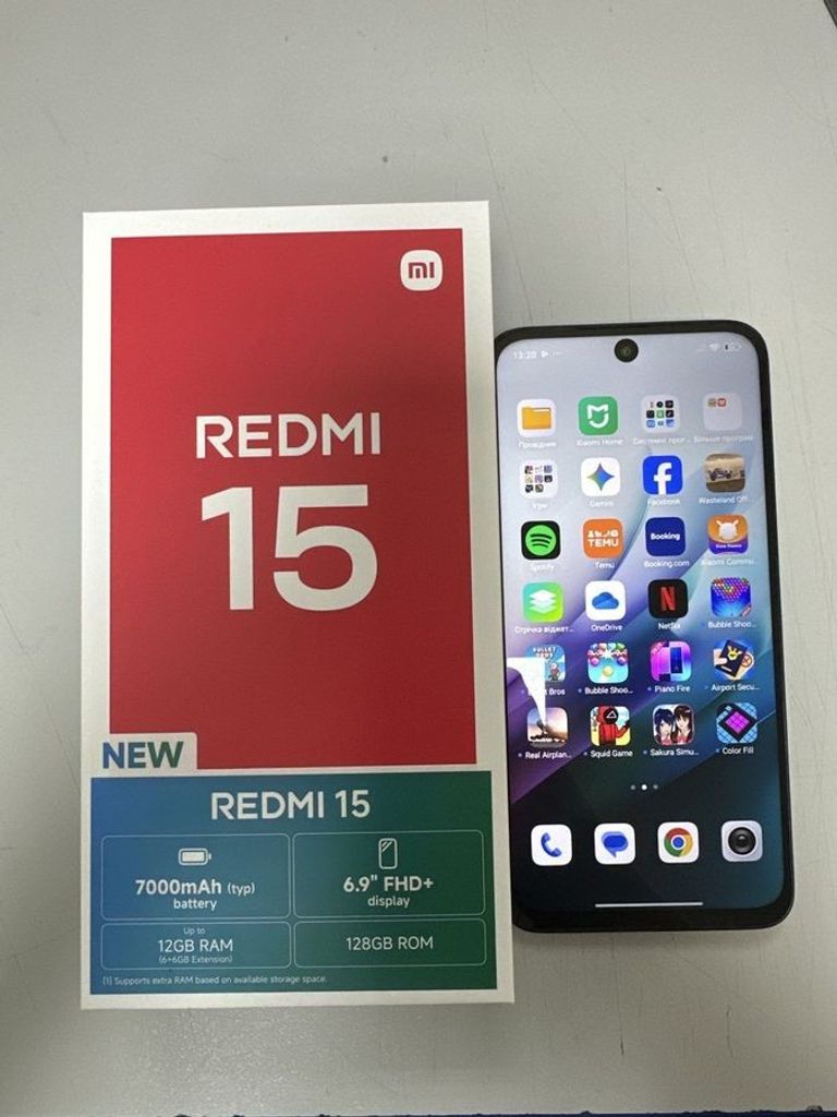 Оголошення Xiaomi redmi 15 4g 6/128gb Б/У