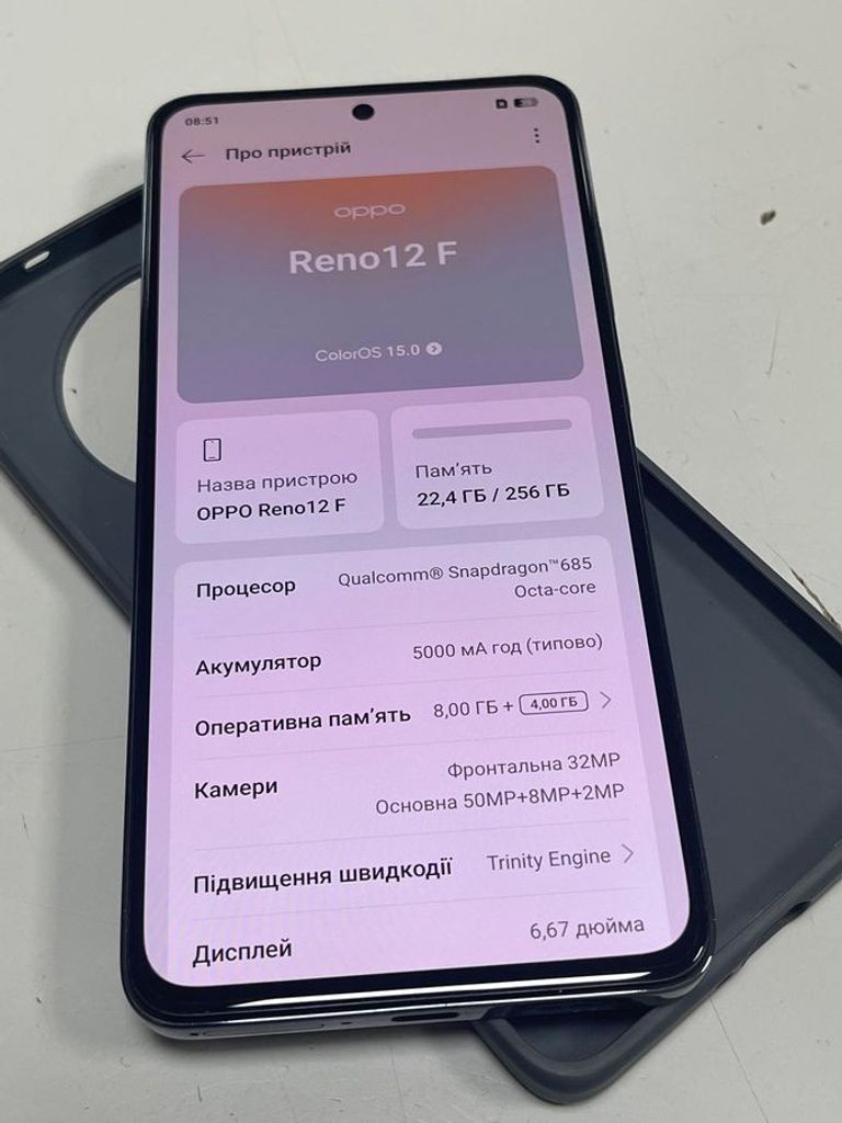 Oppo reno12 f 4g 8/256gb Код:01-200784027. Изображение 6