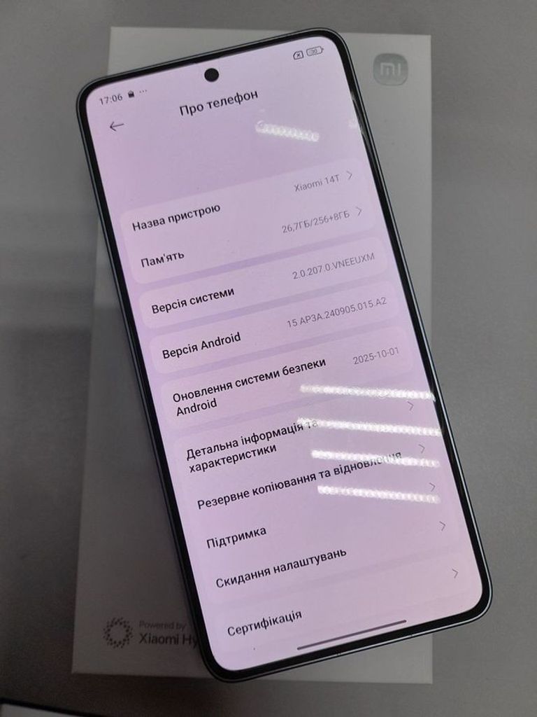Оголошення Xiaomi 14t 12/256gb Б/У