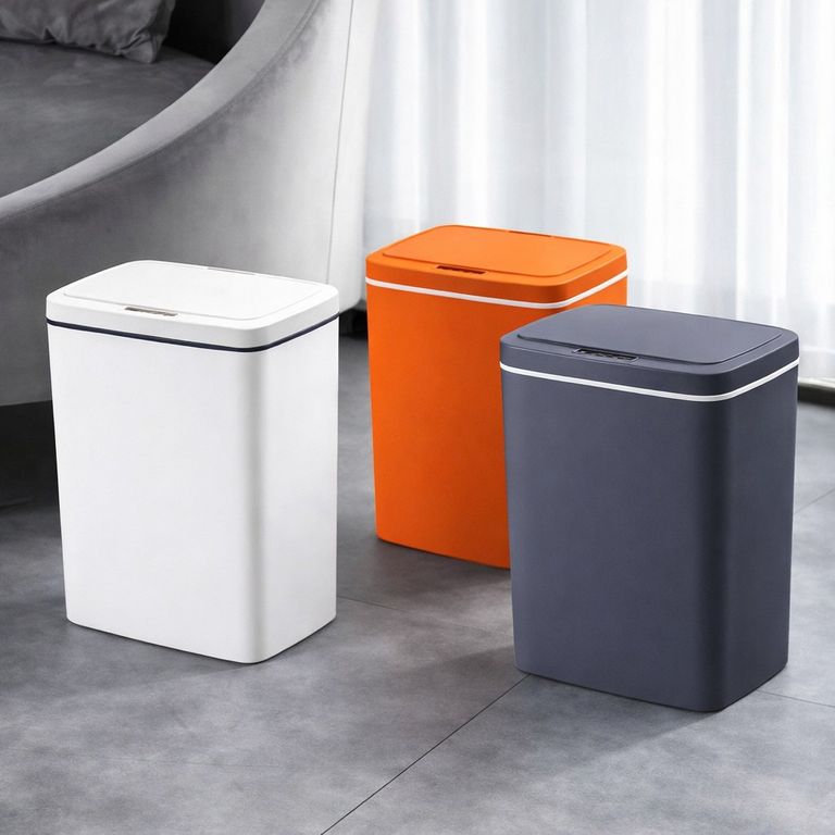 Купити зі смарт-датчиком Smart trash can 10 л Б/У