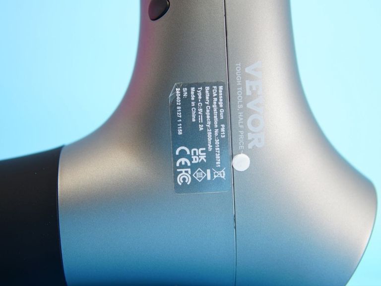 VEVOR; 12V; 2500mAh; 6 швидкостей, 4 масажні головки, для знеболення, розслаблення м'я Код:null. Изображение 8