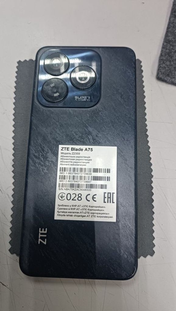 Купить Zte Blade A75 4/128GB Black Б/У