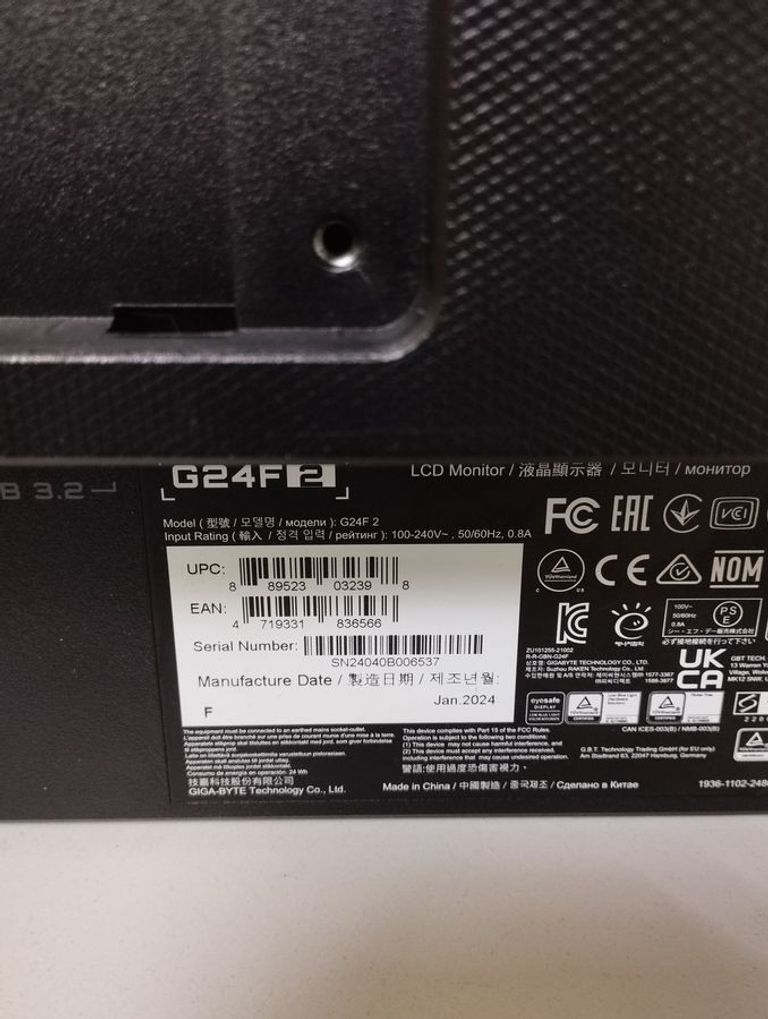 Дешиво Gigabyte G24F 2 Gaming Monitor с ломбарда