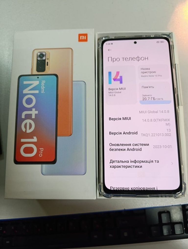 Купити Xiaomi redmi note 10 pro 8/128gb Б/У
