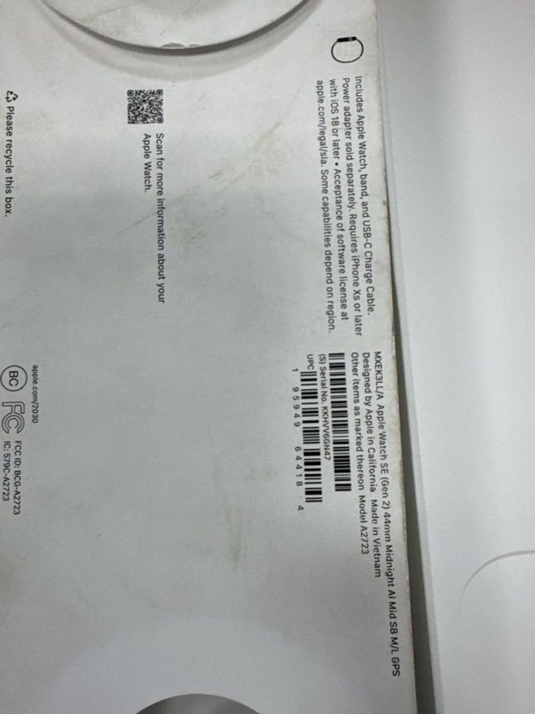 Дешево Apple watch se gps 44mm aluminum case з ломбарду