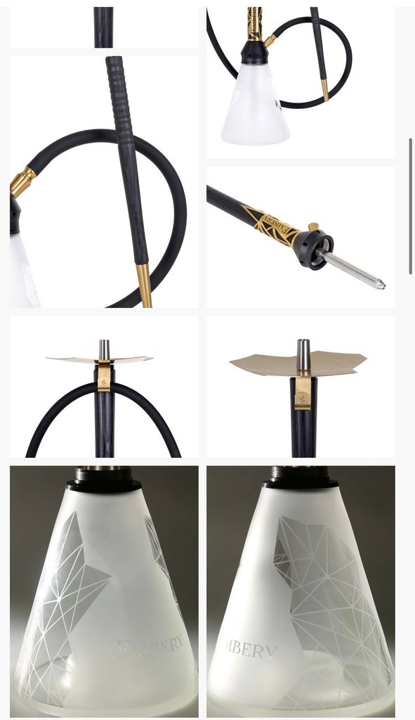 Embery Wood ENVOLVE Hookah GOLD/Black Код:null. Зображення 6