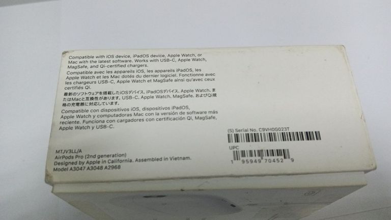 Apple airpods pro 2nd generation with magsafe charging case usb-c Код:01-200920339. Изображение 11