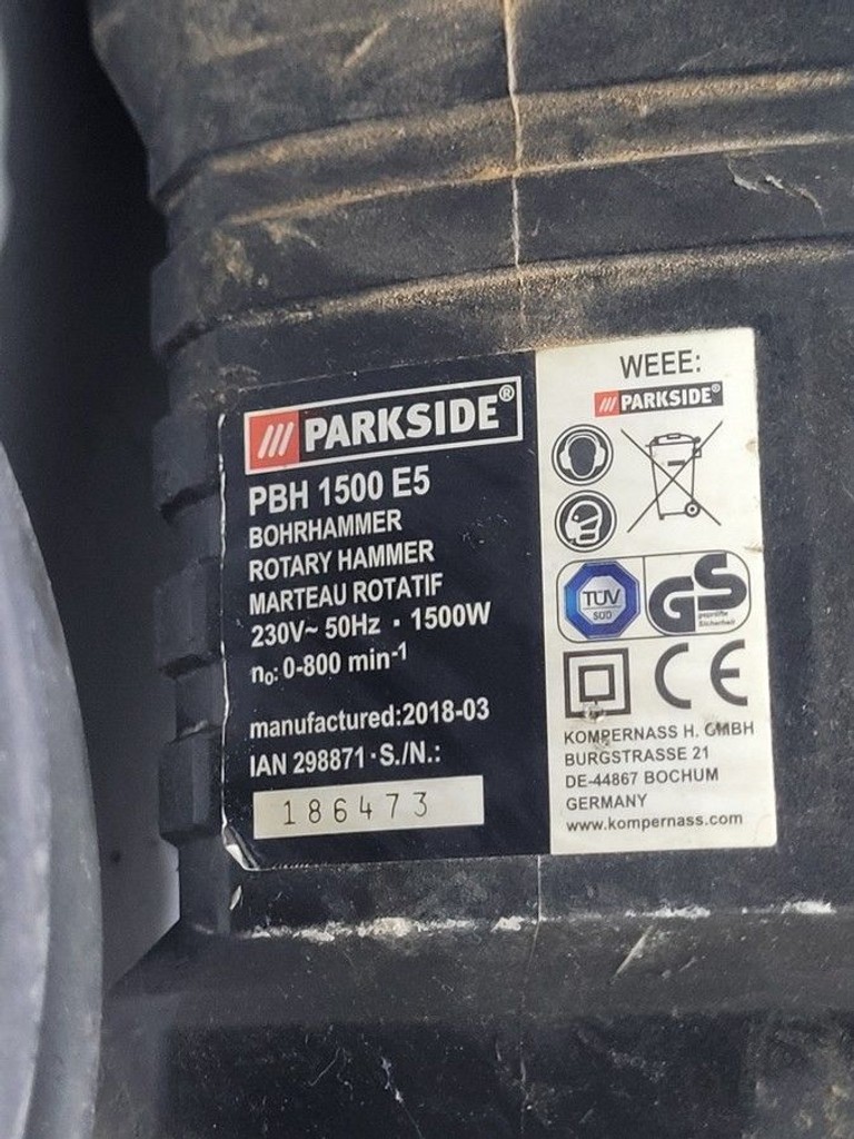 Распродажа Parkside pbh 1500 e5, продавец Техноскарб