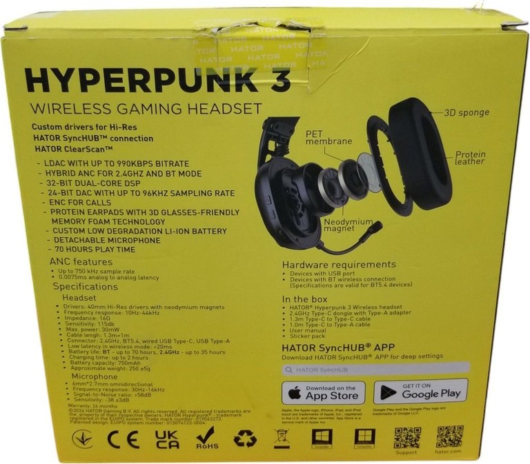 Объявление Hator hyperpunk 3 wireless Б/У