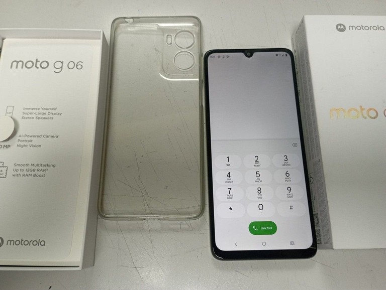Купить Motorola moto g06 4g 4/64gb tendril Б/У