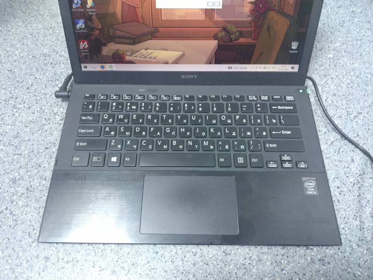 Sony core i5 4200u 1,6ghz/ ram4096mb/ ssd128gb