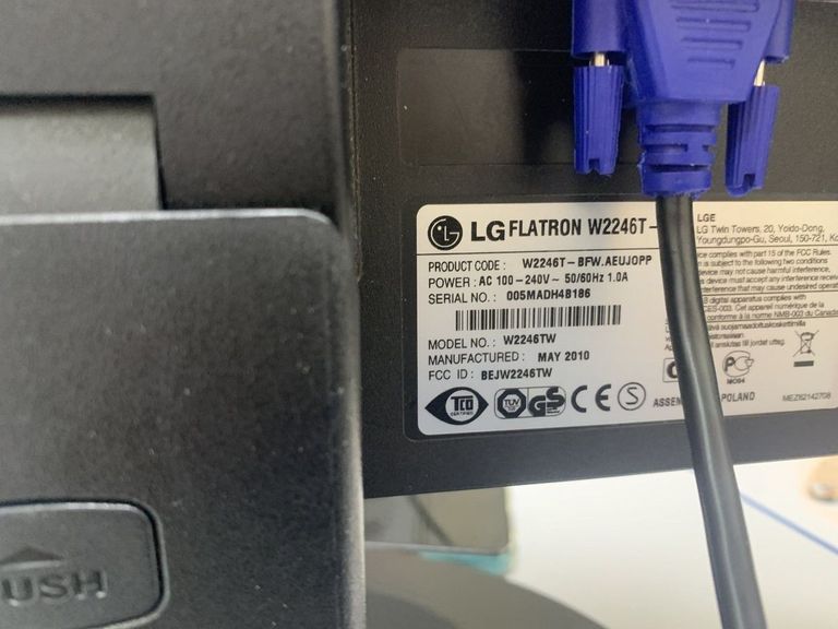 Оголошення Lg w2246t Б/У