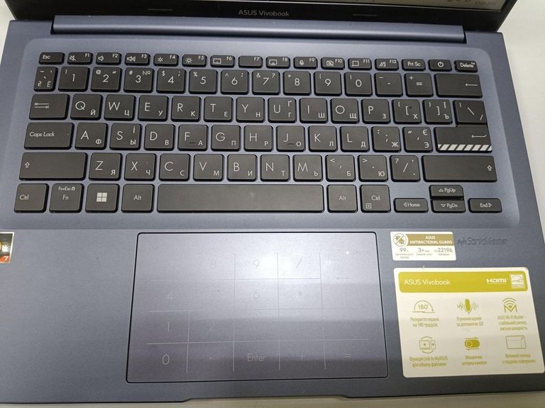 Объявление Asus 14/ryzen 7 5800hs ddr4/16gb ddr4/hdd *відсутній/ssd 512 gb/radeon 520 2gb Б/У